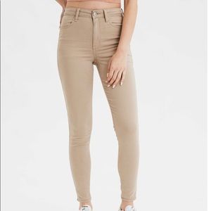 American Eagle High waisted khakis